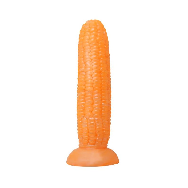 Kolba kukurydzy dildo do zabawy z przyssawką 17 cm